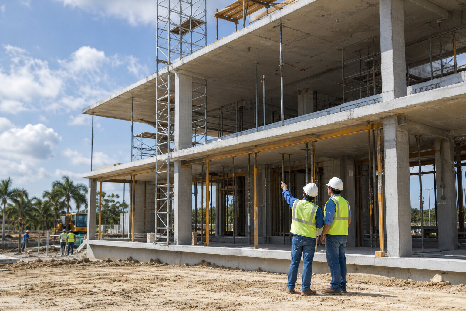 Construction site in Florida